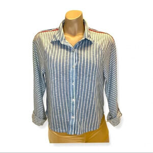 Almost Famous Size Medium Striped Top. New Without Tags